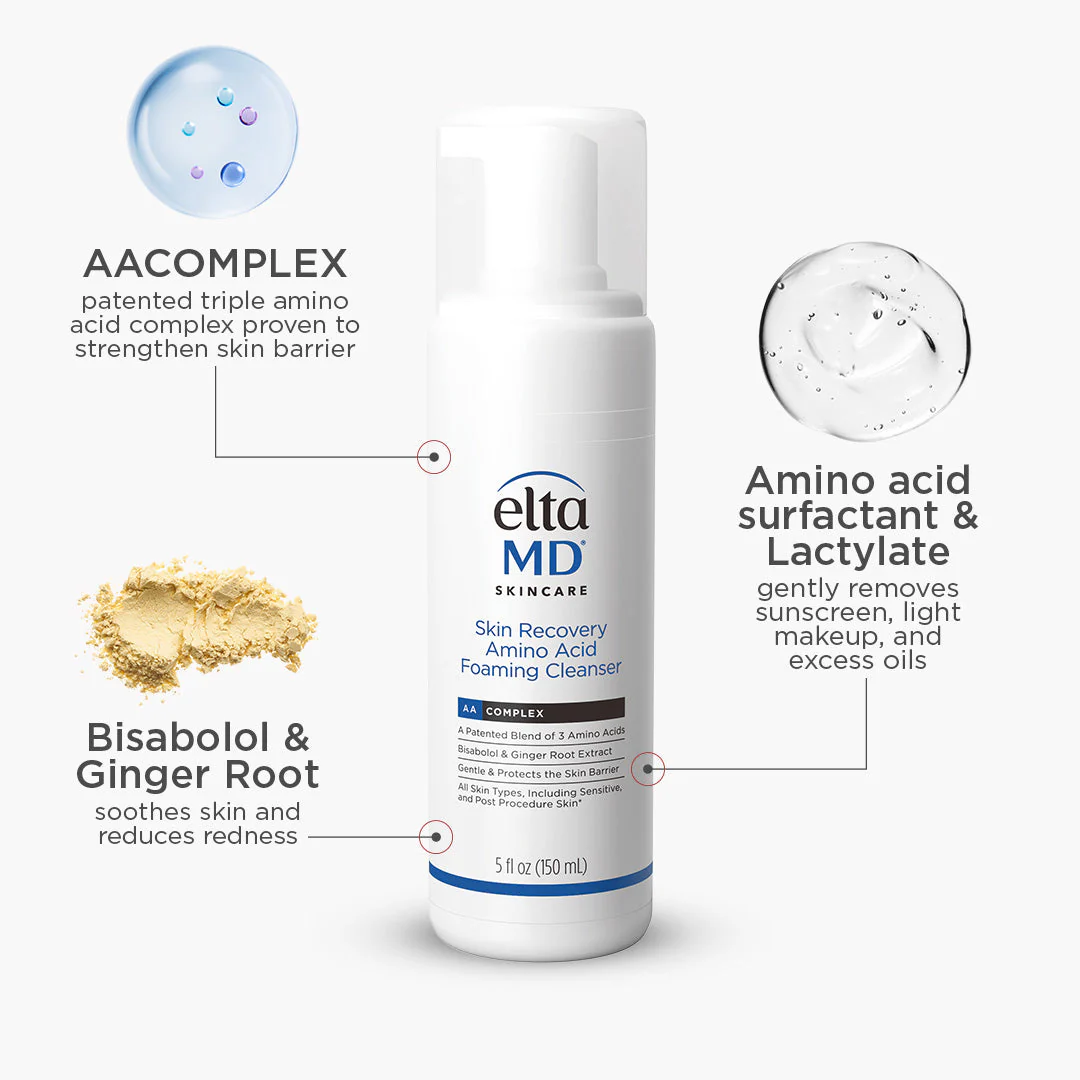 EltaMD Skin Recovery Amino Acid Foaming Cleanser - Image 6