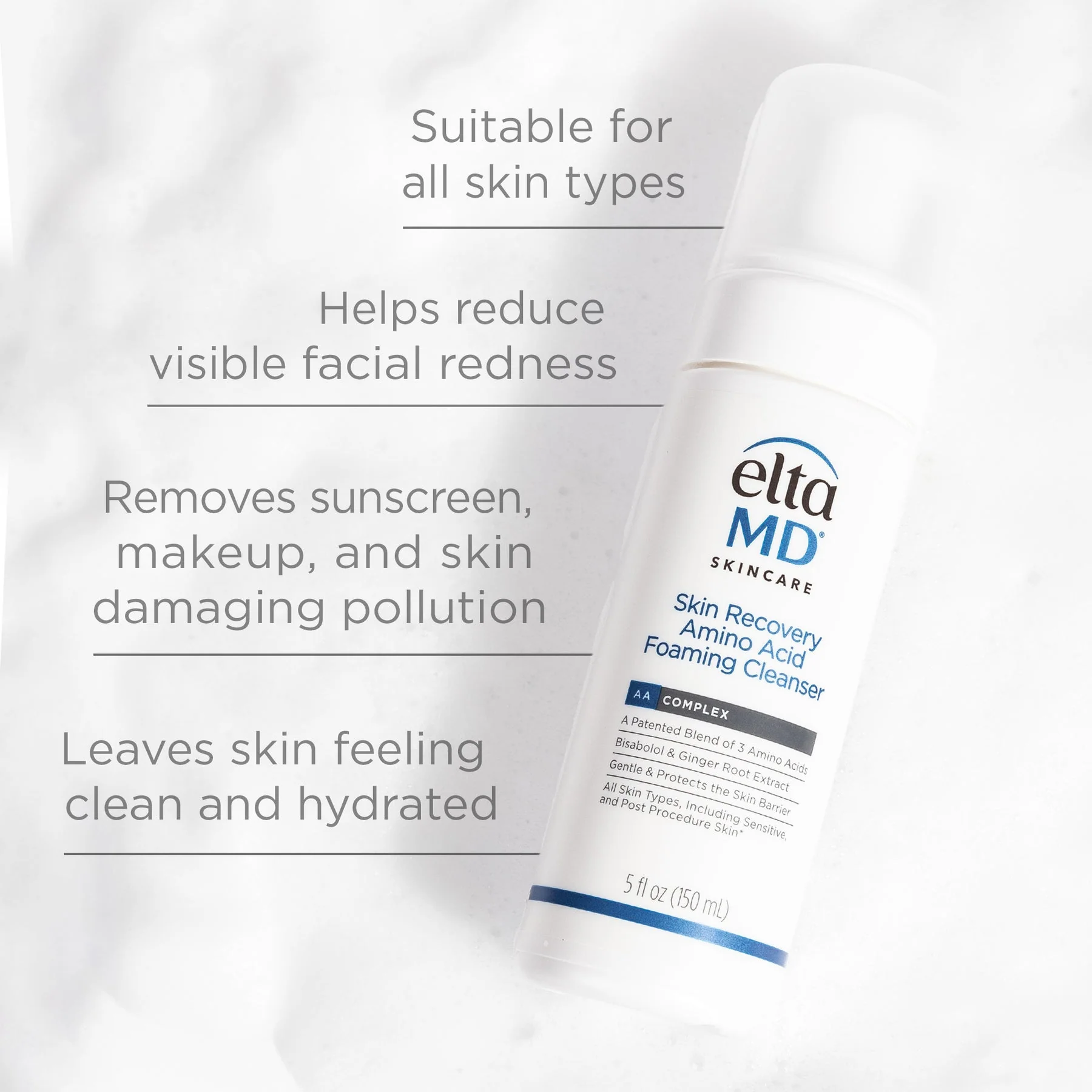 EltaMD Skin Recovery Amino Acid Foaming Cleanser - Image 7